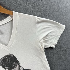 Arctic Monkeys Shirt Adult XS White V-Neck Vintage Y2K Band Tee American Apparel