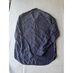 Lucky Brand Shirt Mens XL Navy Blue Slim Fit Collared Long Sleeve Snap Button-Up
