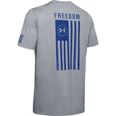 Under Armour Men’s Athletic UA Flag Freedom T-Shirt Short Sleeve Tee 1333350