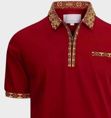 Men’s Luxurious Fine Cotton Polo Shirt,Italian Style,Stretch M to 3XL…A10.A