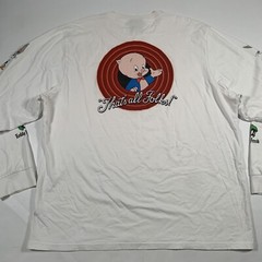 Teddy Fresh x Looney Tunes Adult 2XL Thats All Folks Long Sleeve T-Shirt Porky