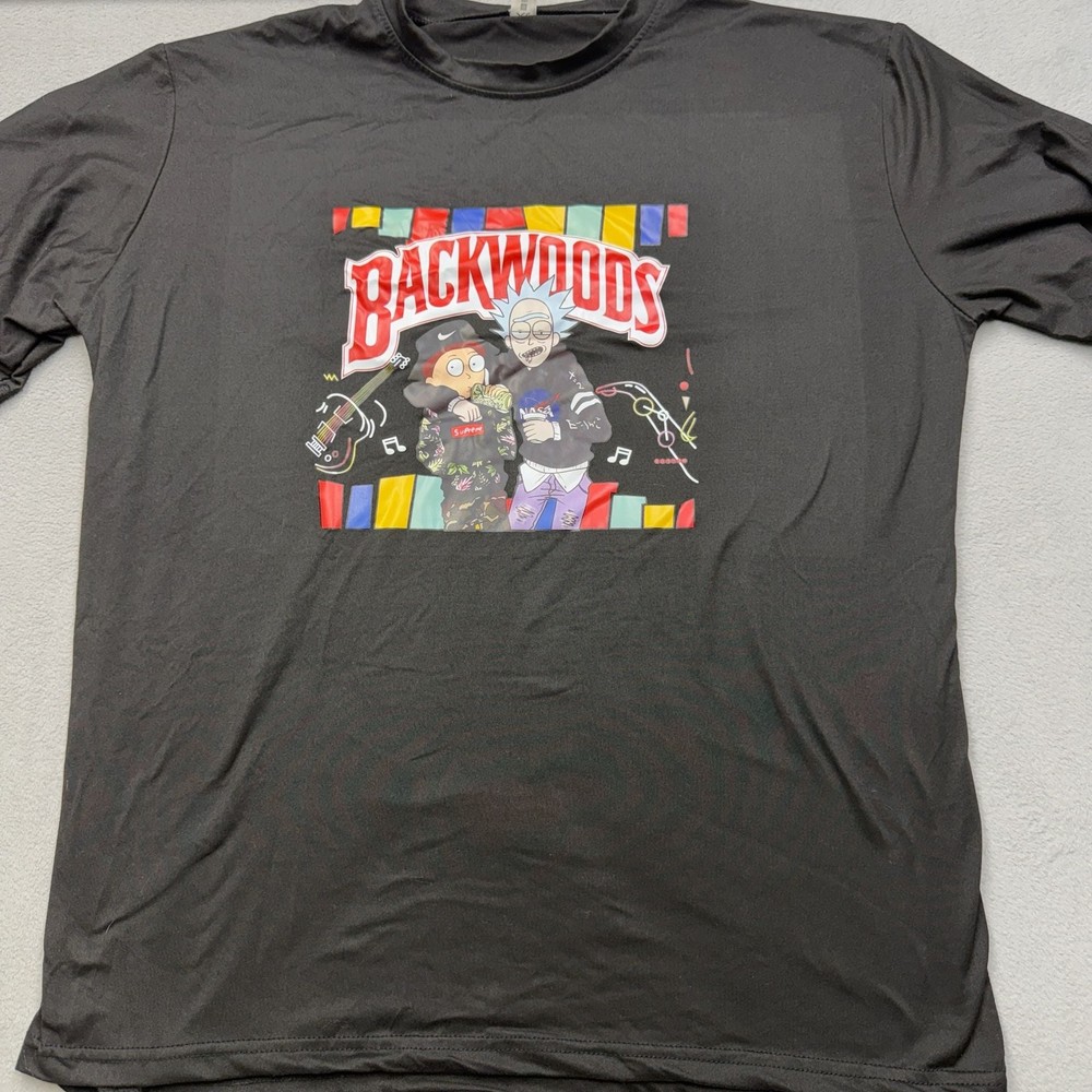 NASA T-Shirt Featuring Rick and Morty Backwoods Design