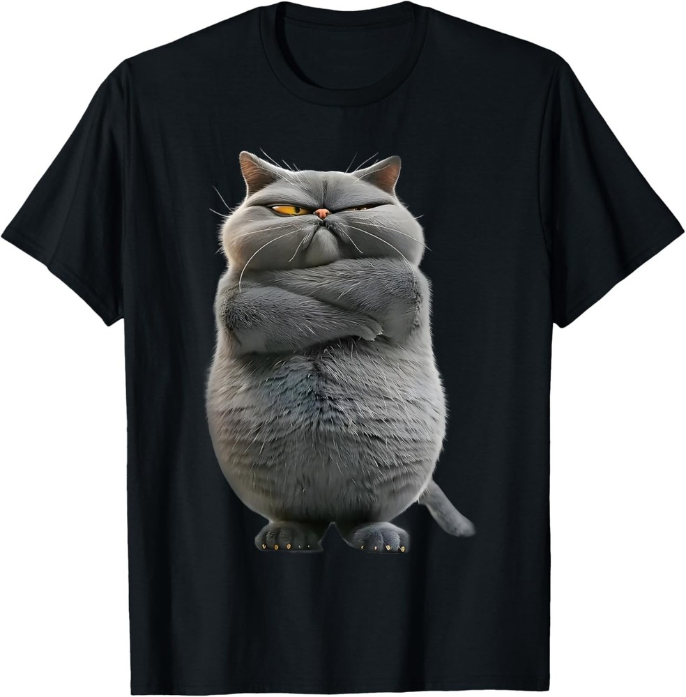 Smug Cat Funny Kitten Funny Gifts Funny Cat Cat Lover Gifts T-Shirt