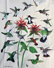 Hummingbirds T-shirt S M L XL Cotton NWT NEW Natural Unisex Hummers Summer