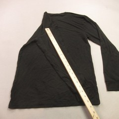 32 Degrees Shirt Mens Small Long Sleeve Lightweight Workout Crew Neck Black