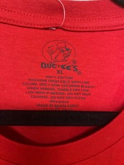 Buc-ees Bucees Main Logo Red T Shirt NWT Size Extra Large