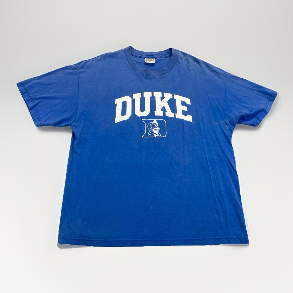 Duke University Shirt Mens XL Royal Blue Vintage Blue Devils