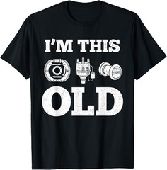 I’m This Old Funny Classic Car Parts Mechanic Vintage Auto T-Shirt