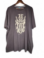Spread Shirt Tribal Polynesian Graphic Tee in Gray Size 5XL