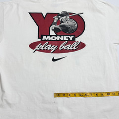 Vintage 90s Nike Spike Lee Yo Money Tee XL Michael Jordan Hip Hop Collectible