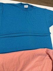 7 Vintage Blank Shirts SZ XL Made In USA Single Stitch 50/50 Great Array Colors