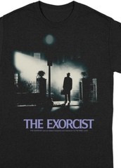 The Exorcist Poster X-Large Black T-Shirt unisex official licensed merchandise
