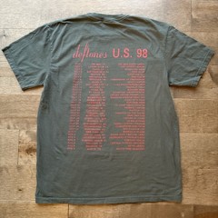 Deftones Around The Fur 98 Tour MODERN T-shirt 13 Pool Ball Green