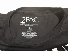 Tupac 2Pac t-shirt – All Eyez On Me – Black – Size 3XL Amaru label Brand New NWT