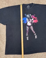 Harley Quinn Suicide Squad Shirt Men Sz 3XL XXL Black DC Comics Margot Robbie