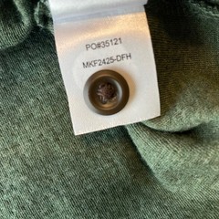 Faherty Cloud Cotton Long Sleeve Henley Shirt Mens XXL Deep Fern Heather NWT