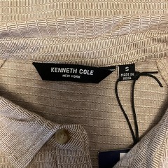 Kenneth Cole Mens S Techni-Cole Knit Shirt New With Tags 100% Cotton Textured