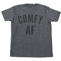 COMFY AF T Shirt Cozy Cuddle Nap Weekends Sunday Funday Brunch Chill Tee