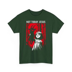 Not Today Jesus Funny Gothic Dark Art Creepy Cute Pastel Goth Tee Unisex T-Shirt