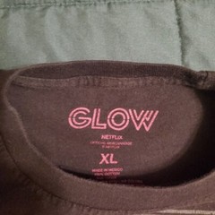 Gorgeous Ladies Of Wrestling Netflix Glow Black Pink T Shirt Adult Size XL
