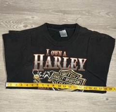 Vintage Harley Davidson Tee 3D Emblem 1988 Size M Motorcycle Biker Single Stitch