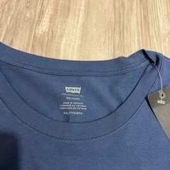 Levi’s Men’s Size 2XL Long Sleeve Tee Blue Western Graphic Cowboy Mesa Relaxed
