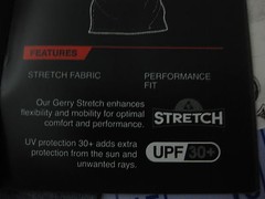 NWT GERRY PREMIUM OUTDOOR T-SHIRT TEE UPF30+ MOISTURE WICKING