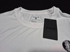 Hurley Mens Double Palm LS Polyester Summer Sunshirt White SZ Medium