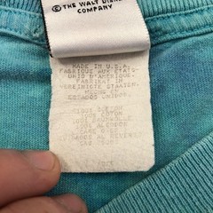 Vintage Disney Blizzard Beach Shirt Mens XL Blue All Over Mickey Inc USA 90s