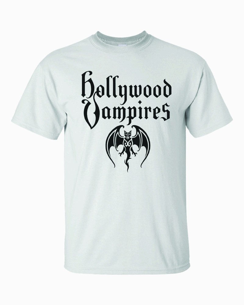 HOLLYWOOD VAMPIRES T-SHIRT / ALICE COOPER DEPP BEATLES RELATED ROCK