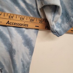 VTG Liquid Blue Tie Dye Y2K Great Wolf Lodge 2003 T-Shirt Sz-Med. Brian Fox