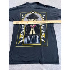 Breaking Bad Heisenberg Graphic T Shirt Mens Large Black Walter White Tee Merch
