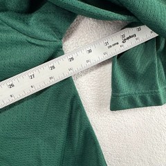 Vintage CCM Hockey Jersey Mens 2XL Green Blank Front Training 45 Long Sleeve 90s