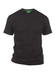 D555 Duke Big Mens Plain Cotton Crew Neck T-Shirt 2XL 3XL XL 5XL 6X 7XL 8XL 10X