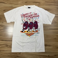 Vintage 80s California Raisins Grapevine Graphic Tee Changes 100% Cotton Size L