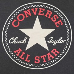 Converse Chuck Taylor All Star Shirt Mens Large L Black Graphic Logo Tee