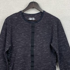 Waffle Pullover Shirt Men’s M? Black Thermal Long Sleeve Urban Streetwear Modern