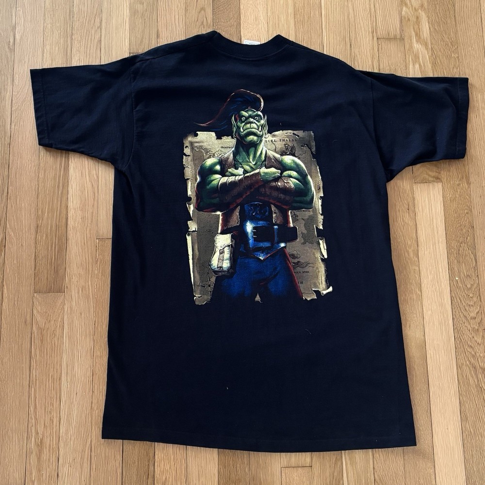 Vintage 1996 Warcraft Lord of the Clans Unreleased Promo Shirt XL Collectible