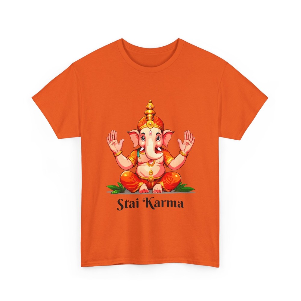 T-shirt Stai karma calma relax 100% cotton +color sizes S-XL++ unisex maglietta