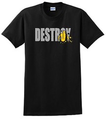 DESTROY SHIRT GYM WORKOUT MOTIVATION CROSSFIT WEIGHT TRAINING FITNESS