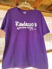Randazzo’s Clam Bar Shirt Brooklyn New York Men’s Large T-shirt Purple L