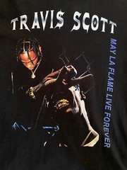 RARE Travis Scott Rodeo Era 2015 North America Tour Shirt Original Medium Flame