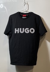 Hugo Boss Mens Black Short Sleeve Crew Neck Pullover T-Shirt Size Medium
