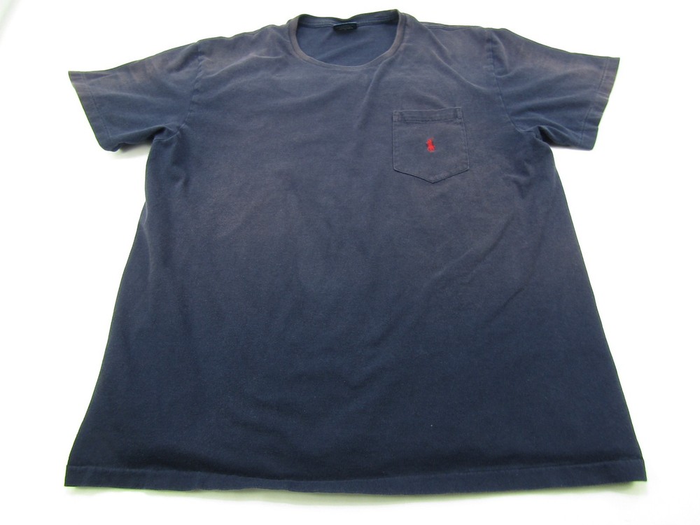 VTG Polo Ralph Lauren T-Shirt Mens Large Logo Chest Pocket Short Sleeve Preppy