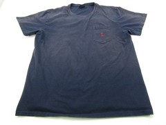 VTG Polo Ralph Lauren T-Shirt Mens Large Logo Chest Pocket Short Sleeve Preppy