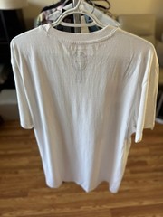 Maxi Milian Patchwork Graphic T-Shirt White Large USA Racing Streetwear Tee