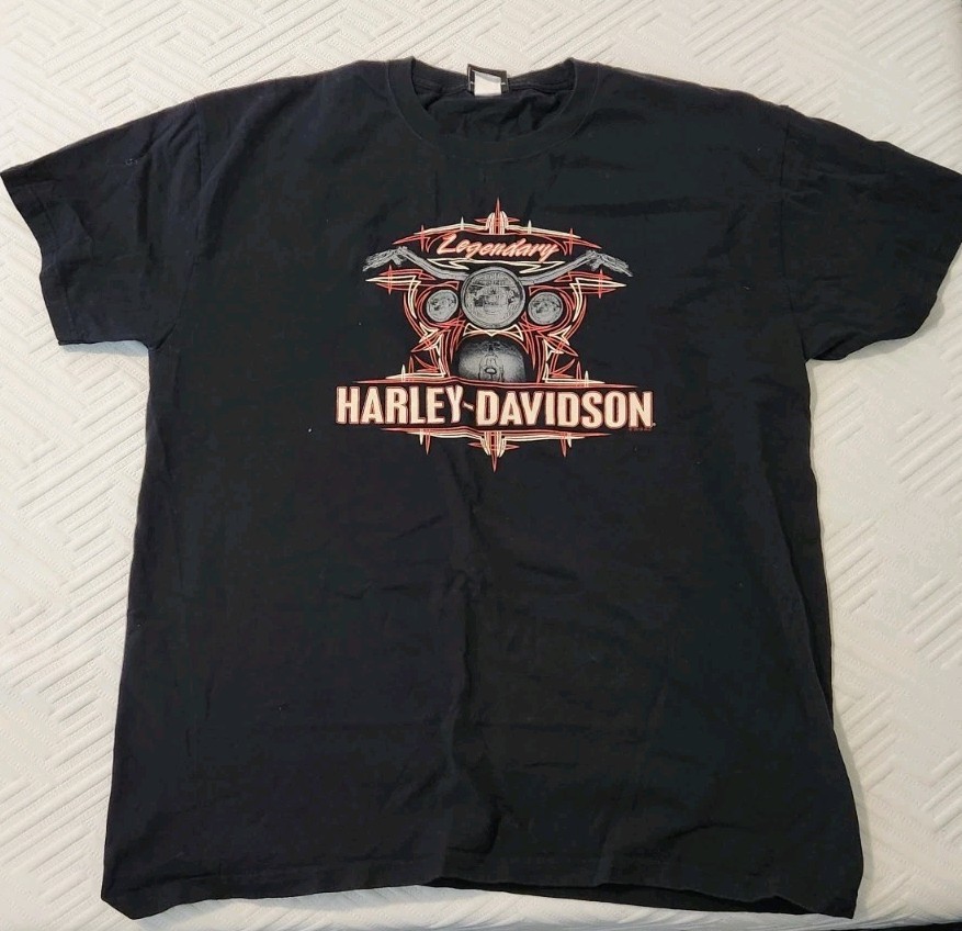 Harley-Davidson Legendary Mabua Indonesia Jakarta XL Tee Shirt T-Shirt Black