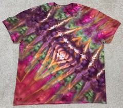 Handmade Ice Tie Dye T-Shirt 2XL Mens Womens Gildan Soft Cotton