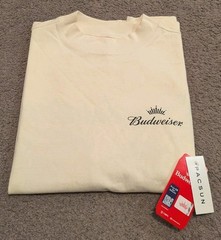 Pacsun x Budweiser King of Beers Cream T-Shirt New with Tags Men’s Small