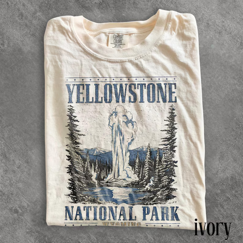 Vintage Yellowstone National Park Comfort Tee